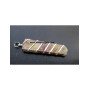 Natural Agate Gemstone Flat Stick Wire Wrapped Pendant - Bulk Supply | Anabia Agate