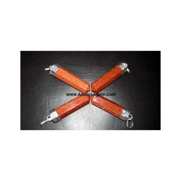 Goldstone Pencil Pendants