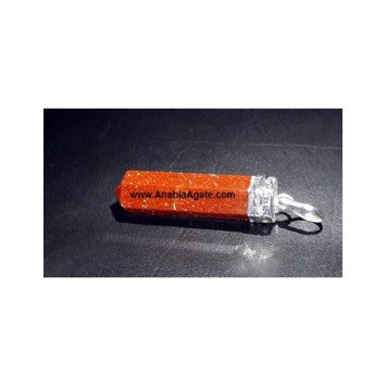Goldstone Pencil Pendants