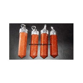 Goldstone Pencil Pendants