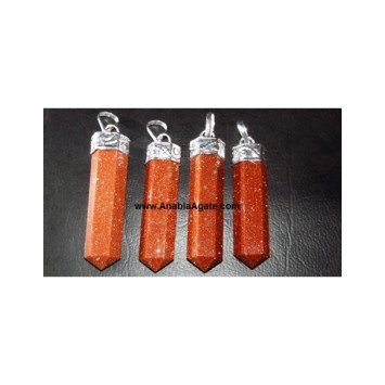 Goldstone Pencil Pendants