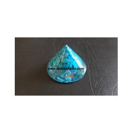 Turquoise Orgone Conical Pyramid