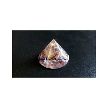 Amethyst Orgone Conical Pyramid - Wholesale
