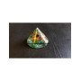 Green Aventurine Orgone Conical Pyramid - Energy Balancing and Healing Crystal