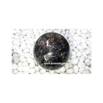 Black Tourmaline Big Size Orgone Ball (90mm) - Energy Healing Crystal Sphere