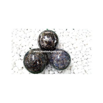 Mix Gemstones Big Size Orgone Balls (90mm) for Energy Healing and Spiritual Wellness
