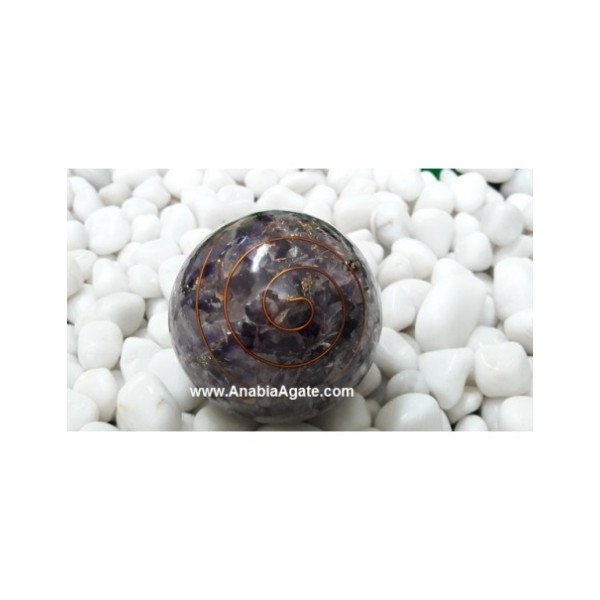 Amethyst Orgone Energy Sphere (55mm - 65mm)