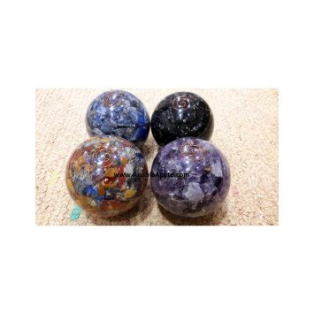 Mix Orgone Balls With Copper Wire (65mm) for Healing and Energy