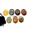 Chakra Engraved Oval Set with Pouch - Balanced Energy Healing Crystals