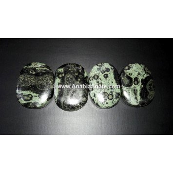 Kambaba Jasper Soap Shaped Stone - Natural Healing Crystal Carving
