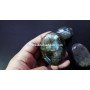 Labradorite Soap Shaped Stone - Natural Healing Crystal for Cleansing and Rejuvenation