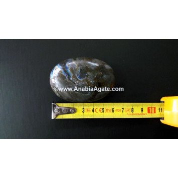 Labradorite Soap Shaped Stone - Natural Healing Crystal for Cleansing and Rejuvenation