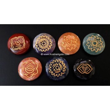 Chakra Engraved Disc Set - Balance and Align Your Energy Centers