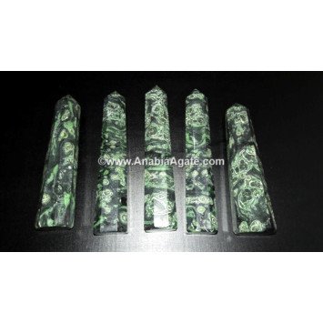 Kambaba Jasper Obelisk - Unique Natural Stone Artwork
