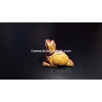 Mookaite 1 Inch Owl Idol - Handcrafted Gemstone Owl Figurine