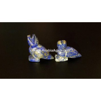 Lapis Lazuli 1 Inch Owl Idol - Handcrafted Gemstone Sculpture