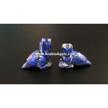 Lapis Lazuli 1 Inch Owl Idol - Handcrafted Gemstone Sculpture