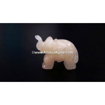 Yellow Aventurine 1 Inch Elephant Idol - Handcrafted Crystal Figurine