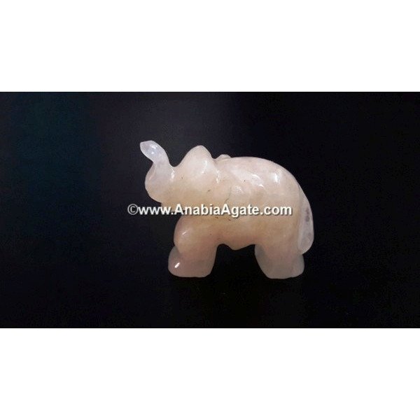 Yellow Aventurine 1 Inch Elephant Idol - Handcrafted Crystal Figurine