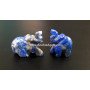 Lapis Lazuli 1-Inch Elephant Idol - Exquisite Handcrafted Gemstone Figurine