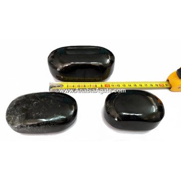 Black Tourmaline Big Size Oval Stone