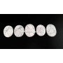Howlite Big Oval Stones - High-Quality Gemstones