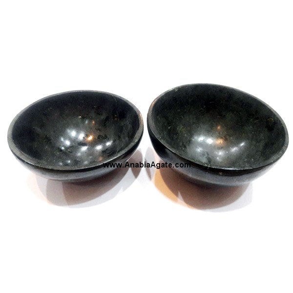 Black tourmaline 3 inch bowls