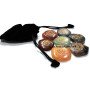 Chakra Stones Engraved Palmstone Set with Velvet Pouch
