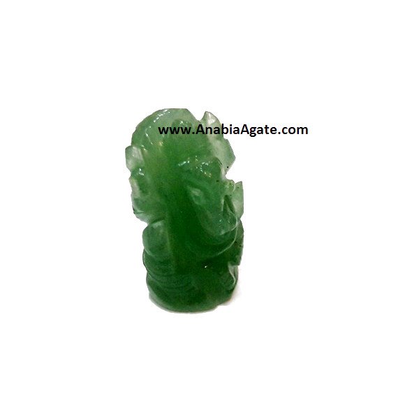 Green Aventurine Ganesha Idol - Bring Prosperity and Luck to Your Home