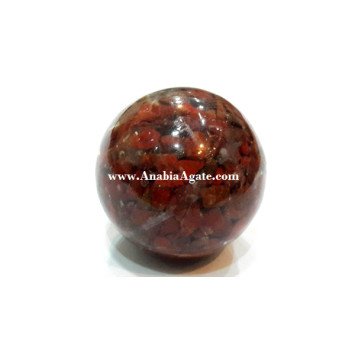 Red Jasper Orgone Balls - Energize Your Space with Healing Crystals