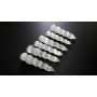 Selenite Twisted Unicorn Horn Massage Wand - Healing Crystal Tool