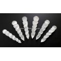 Selenite Twisted Unicorn Horn Massage Wand - Healing Crystal Tool