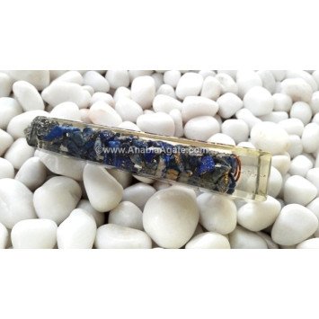 Lapis Lazuli 4 Faceted Orgone Tower - Healing Crystal Energy Generator