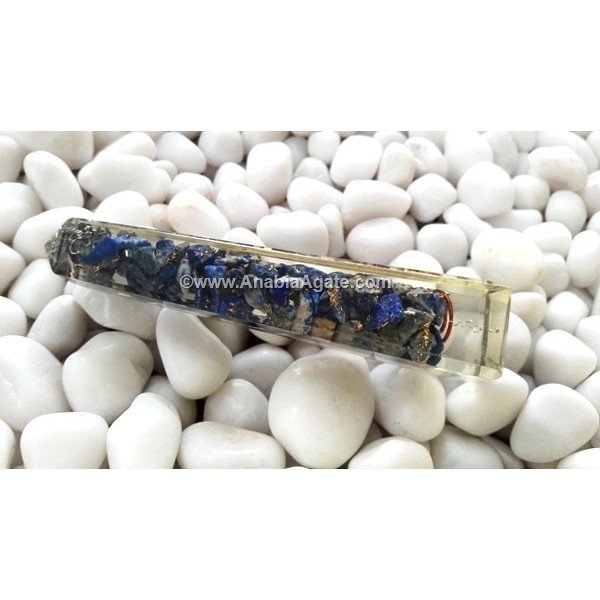 Lapis Lazuli 4 Faceted Orgone Tower - Healing Crystal Energy Generator