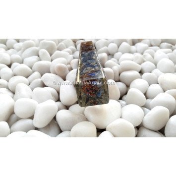 Lapis Lazuli 4 Faceted Orgone Tower - Healing Crystal Energy Generator