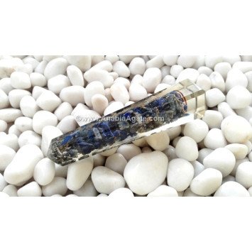 Lapis Lazuli 4 Faceted Orgone Tower - Healing Crystal Energy Generator