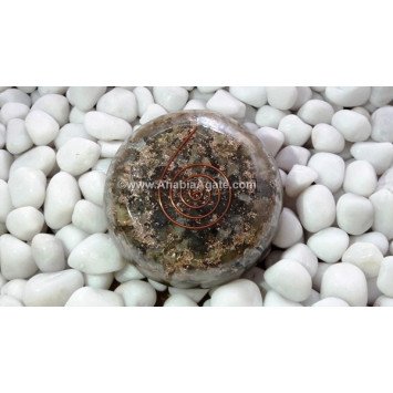 Labradorite Orgone Dome for Energy Healing and Protection