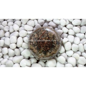 Labradorite Orgone Dome for Energy Healing and Protection