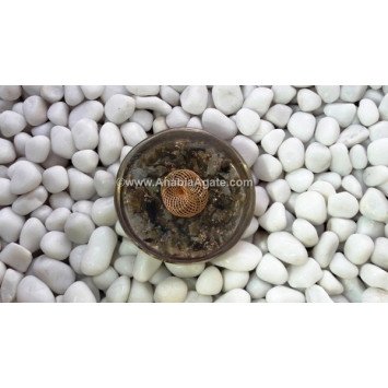 Labradorite Orgone Dome for Energy Healing and Protection
