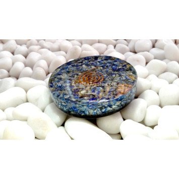 Lapis Lazuli Orgone Coaster – Enhance Your Environment in Style