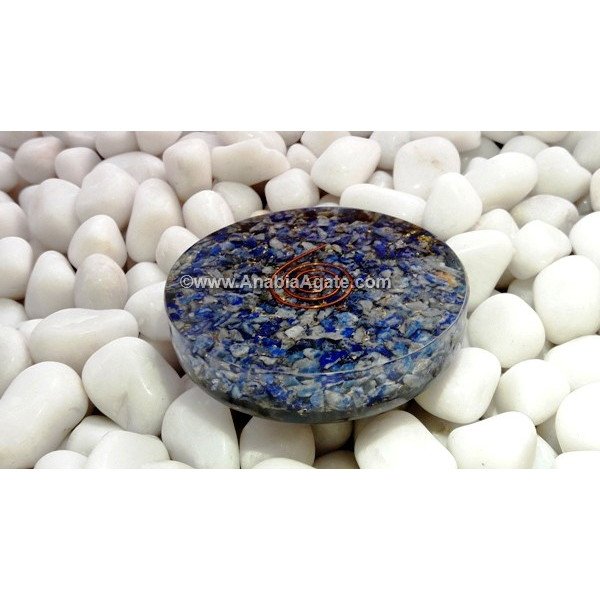 Lapis Lazuli Orgone Coaster – Enhance Your Environment in Style