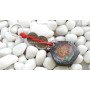 Hexagon Wooden Orgone Keychain with Tree Of Life Symbol