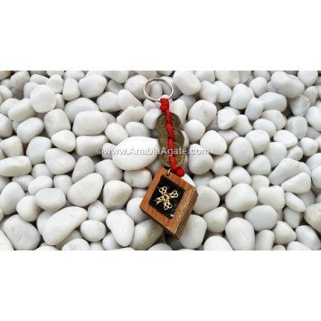 Mix Wooden Orgone Key Chains | Unique Energy Amulets