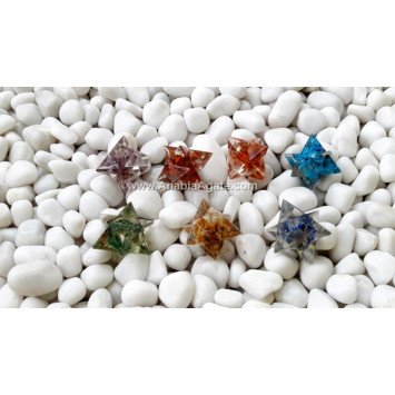 Seven Chakra Orgone Merkaba Star - Energy Healing Tool