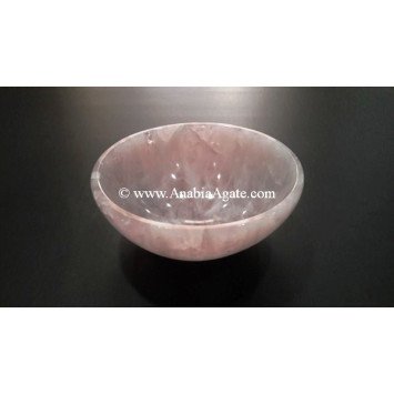 3-Inch Rose Quartz Bowls | Beautiful Healing Crystal Decor