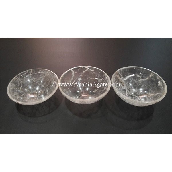 Crystal Quartz 3 Inch Bowls | Natural Healing Stones