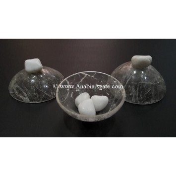 Crystal Quartz 3 Inch Bowls | Natural Healing Stones