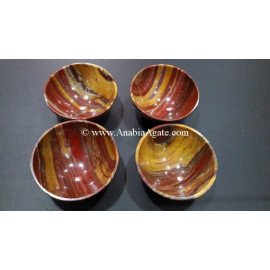 Red Jasper 3 Inch Bowls - Handcrafted Healing Crystal Bowls