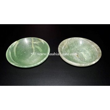 Green Aventurine 3-Inch Bowls Online - Best Quality | Gemstone Bowls
