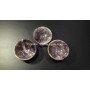 3-Inch Amethyst Crystal Bowls - Perfect for Home Decor and Meditation